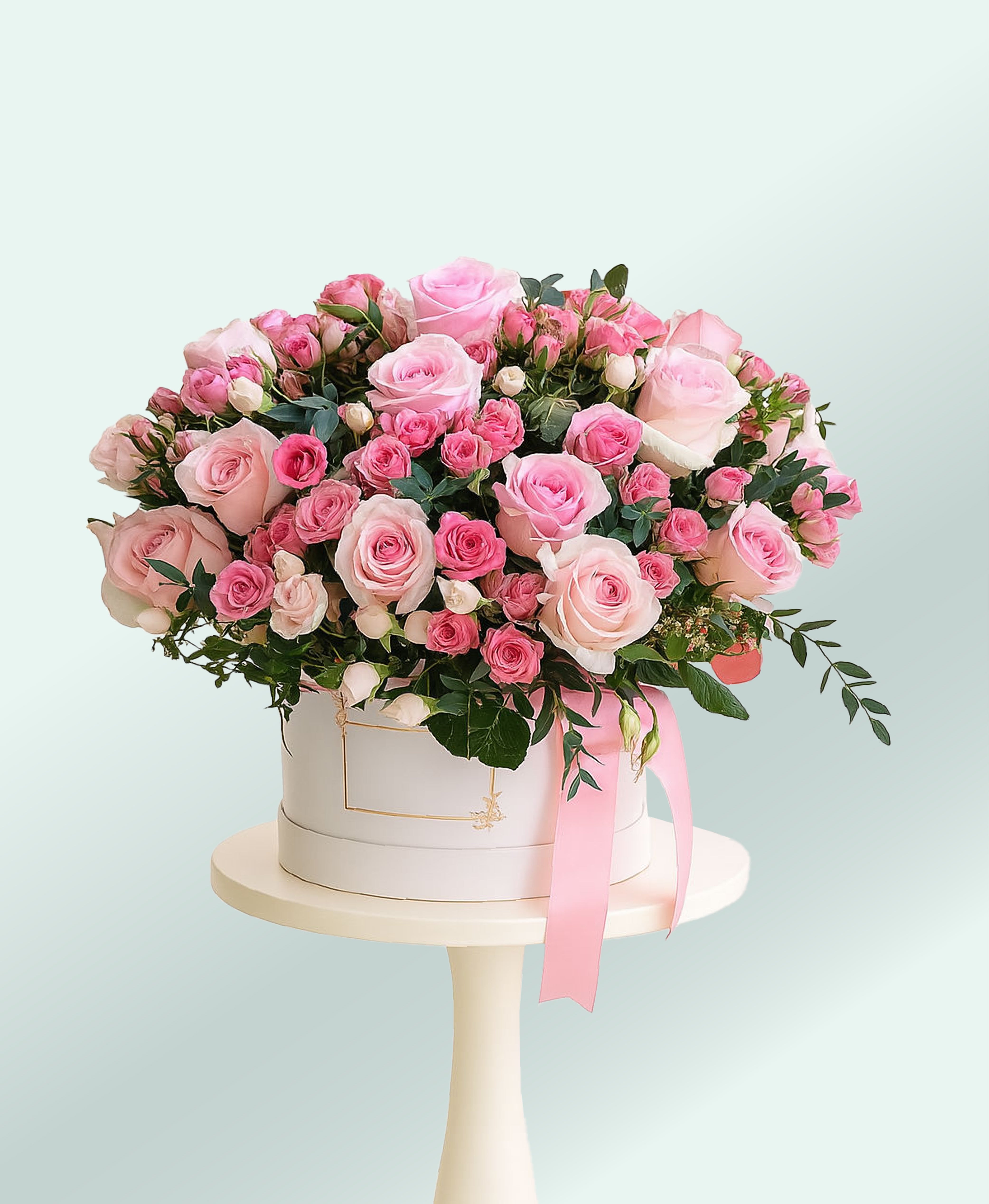 Blushing Beauty Rose Box